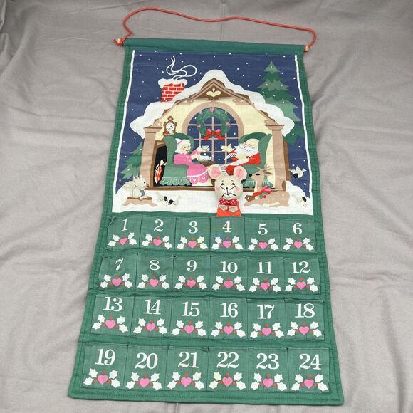 Avon Other - Vintage 1987 Avon Advent Calendar Countdown To Christmas w/Original Mouse-EUC